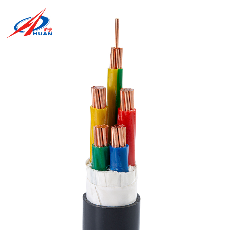 كابل طاقة WDZ-YJY 0.6/1KV مصنوع من البولي إيثيلين المتشابك ذي النواة النحاسية، معزول بغلاف واقٍ من البولي أوليفين، خالٍ من الهالوجين، منخفض الدخان، مقاوم للهب