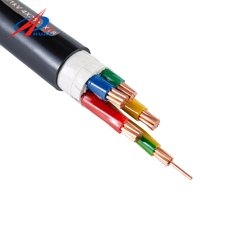 كابل طاقة WDZ-YJY 0.6/1KV مصنوع من البولي إيثيلين المتشابك ذي النواة النحاسية، معزول بغلاف واقٍ من البولي أوليفين، خالٍ من الهالوجين، منخفض الدخان، مقاوم للهب