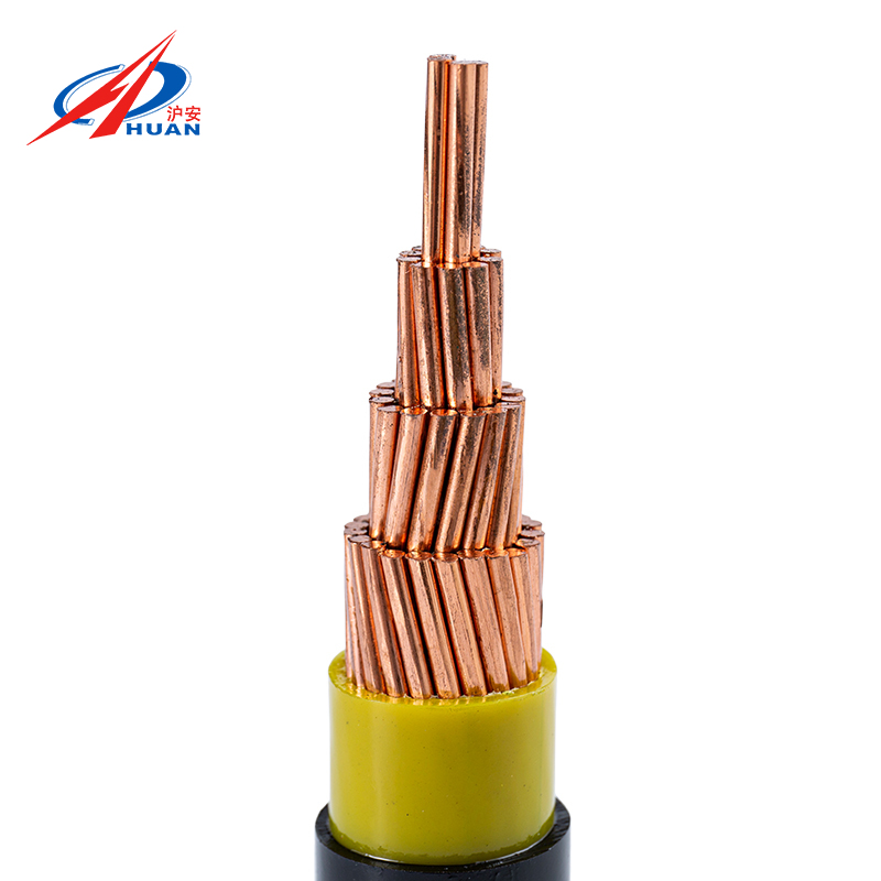 كابل طاقة WDZ-YJY 0.6/1KV مصنوع من البولي إيثيلين المتشابك ذي النواة النحاسية، معزول بغلاف واقٍ من البولي أوليفين، خالٍ من الهالوجين، منخفض الدخان، مقاوم للهب